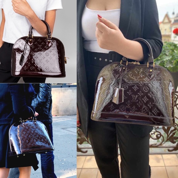 Louis Vuitton Handbags - ✨ Amarante ✨Monogram Vernis Alma PM Bag Louis Vuitton